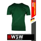 .Engelbert Strauss BASIC GREEN férfi prémium pamut munkapóló - 195 g/m²