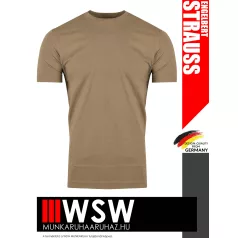   .Engelbert Strauss BASIC KHAKI férfi prémium pamut munkapóló - 195 g/m²