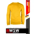 .Engelbert Strauss BASIC YELLOW pamutgazdag 300 g/m² technikai pulóver - munkaruha