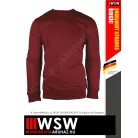 .Engelbert Strauss BASIC BORDEAUX pamutgazdag 300 g/m² technikai pulóver - munkaruha