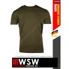 .Engelbert Strauss BASIC OLIVE férfi prémium pamut munkapóló - 195 g/m²