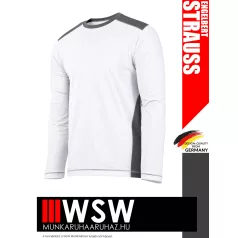   .Engelbert Strauss ACTIVE WHITE hosszúujjú munkapóló - munkaruha
