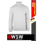 .Engelbert Strauss CLASSIC WHITE pamutgazdag 300 g/m² technikai pulóver - munkaruha