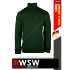 .Engelbert Strauss CLASSIC GREEN pamutgazdag 300 g/m² technikai pulóver - munkaruha