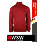 .Engelbert Strauss CLASSIC RED pamutgazdag 300 g/m² technikai pulóver - munkaruha