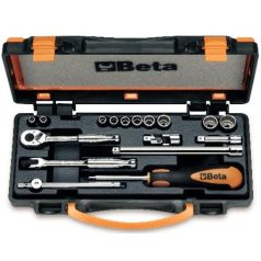 10 tizenkétszögű dugókulcs és 7 tartozék fémdobozban repülőgép karbantartásához_900AS_C17-MBM