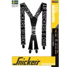 Snickers LOGO BLACK szövet hozentroger nadrágtartó - munkaruha