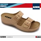 Leon ANATOMIC 906 BEIGE komfort női papucs
