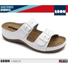 Leon ANATOMIC 906 WHITE komfort női papucs