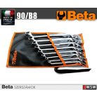 Beta szerszám - 8 részes hajlított csillagkulcs készlet műanyag tasakban