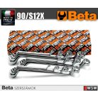 Beta szerszám - 12 részes hajlított csillagkulcs készlet 