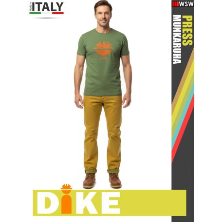 Dike PARTY OCHER technikai stretch vékony deréknadrág - munkaruha