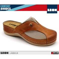 Leon COMFORT 912 BROWN komfort női papucs