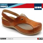 Leon COMFORT 913 BROWN komfort női papucs