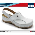 Leon COMFORT 913 WHITE komfort női papucs