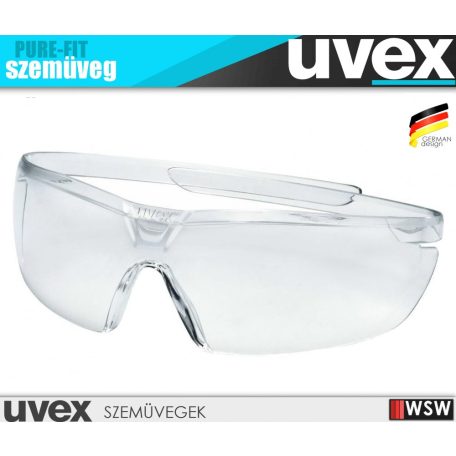 Uvex PURE-FIT CLEAR munkavédelmi szemüveg - munkaszemüveg