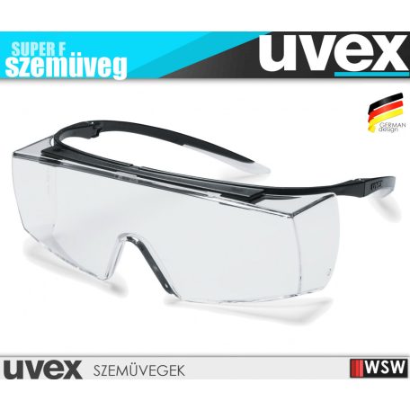 Uvex SUPER F BLACK munkavédelmi szemüveg - munkaeszköz - 1 db
