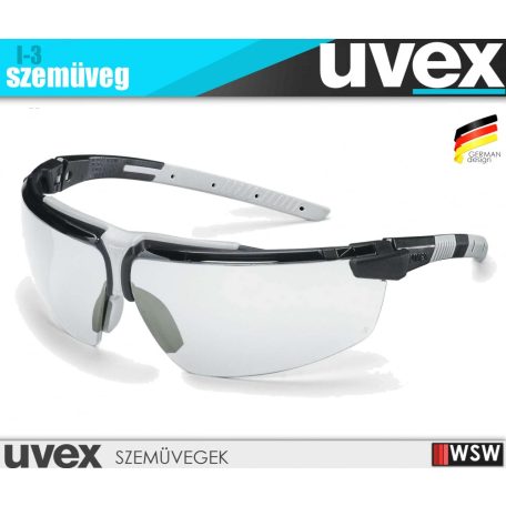 Uvex I-3 WHITE karc és páramentes munkavédelmi szemüveg - munkaeszköz