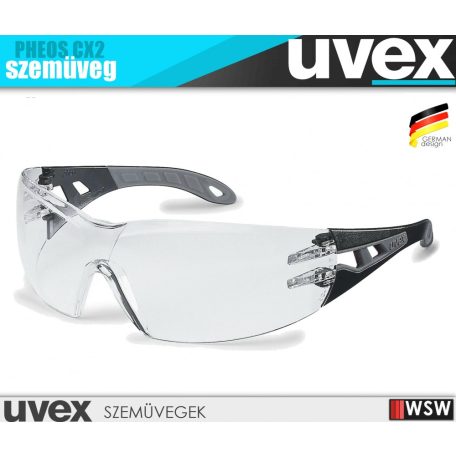 Uvex PHEOS GREY karc és páramentes munkavédelmi szemüveg - munkaeszköz