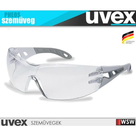 Uvex PHEOS ASH karc és páramentes munkavédelmi szemüveg - munkaeszköz