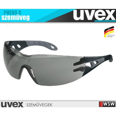 Uvex PHEOS S SMOKE karc és páramentes munkavédelmi szemüveg - munkaeszköz