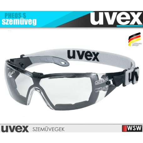 Uvex PHEOS S GUARD karc és páramentes munkavédelmi szemüveg - munkaeszköz