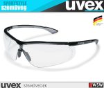   Uvex SPORTSTYLE BLACK pára és karcmentes munkavédelmi szemüveg - munkaszemüveg