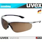 Uvex SPORTSTYLE BROWN pára és karcmentes munkavédelmi szemüveg - munkaszemüveg