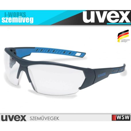 Uvex I-WORKS BLUE munkavédelmi szemüveg - munkaeszköz