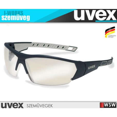 Uvex I-WORKS MIRROR tükörlencsés munkavédelmi szemüveg - munkaeszköz