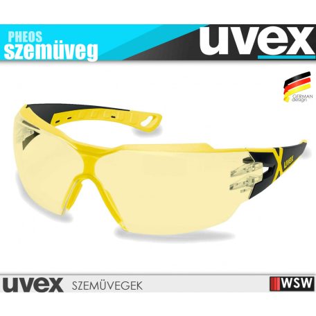 Uvex PHEOS CX2 YELLOW munkavédelmi szemüveg - munkaeszköz