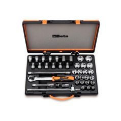 20 dugókulcs 13 csavarhúzó-dugókulcs és 5 tartozék fémdobozban_920B_C33