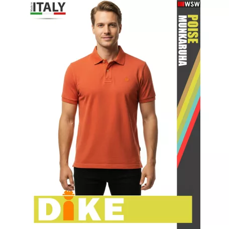 Dike POISE TOMATO technikai galléros póló - munkaruha