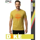 Dike TIDY OCHER technikai környakas póló - munkaruha