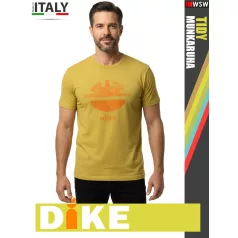 Dike TIDY OCHER technikai környakas póló - munkaruha