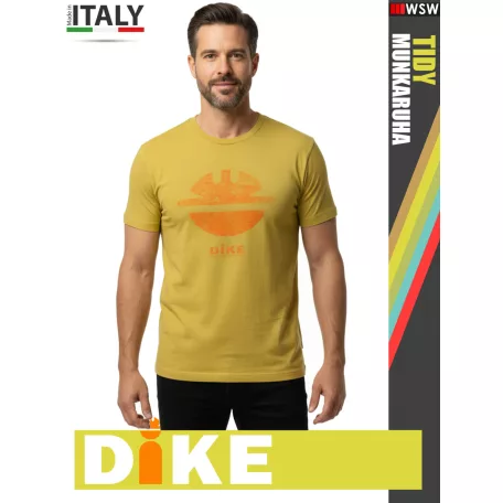 Dike TIDY OCHER technikai környakas póló - munkaruha