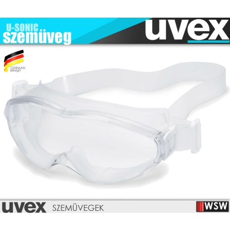 Uvex U-SONIC CLEAR munkavédelmi szemüveg - munkaeszköz