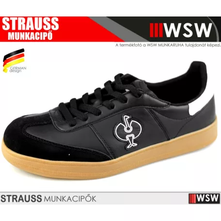.Engelbert Strauss BROOKLYN BLACKWHITE S1 technikai munkavédelmi cipő - munkacipő