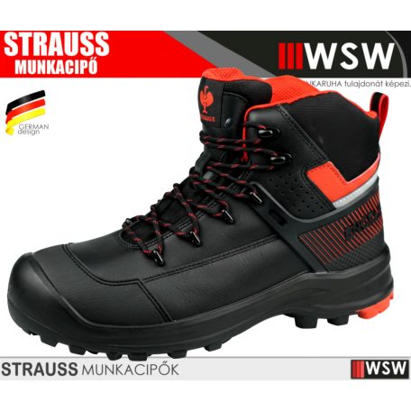 .Engelbert Strauss KATAVI BLACKRED S3 munkavédelmi bakancs KÓD-93313
