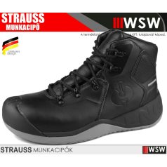   .Engelbert Strauss TARMAC BLACK S3 munkavédelmi tetőfedő és aszfaltozó bakancs - munkacipő 