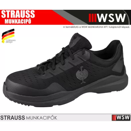 .Engelbert Strauss PADUA BLACK S1 munkavédelmi cipő - munkabakancs