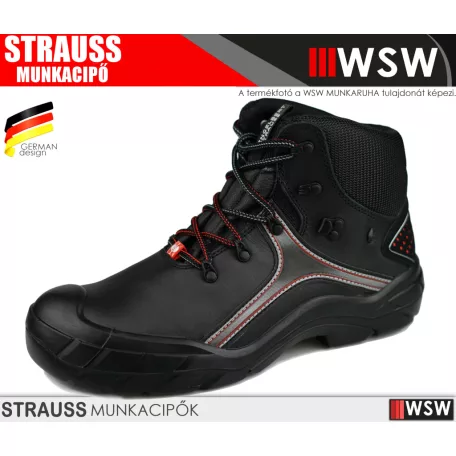 .Engelbert Strauss AVIOR BLACK S3 munkavédelmi bakancs - munkacipő