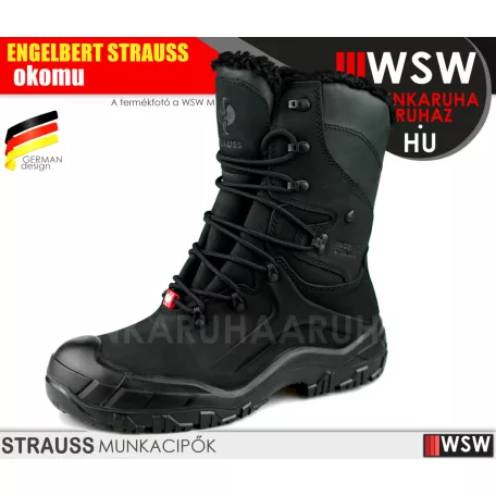 .Engelbert Strauss OKOMU BLACK S3 munkavédelmi bakancs - munkacipő