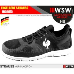   .Engelbert Strauss MANDA BLACKSILVER S1 technikai munkavédelmi bakancs - munkacipő