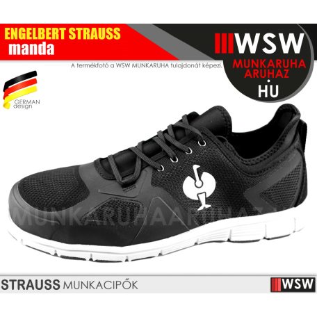 .Engelbert Strauss MANDA BLACKSILVER S1 technikai munkavédelmi bakancs - munkacipő
