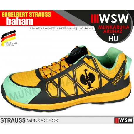 .Engelbert Strauss BAHAM II S1 önbefűzős ripstop munkavédelmi cipő - munkacipő