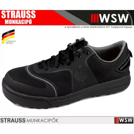 .Engelbert Strauss VASEGUS II BLACK S1 munkavédelmi cipő - munkacipő