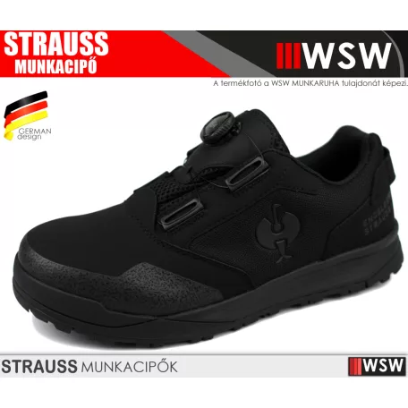.Engelbert Strauss NAKURU BLACK S1 technikai munkavédelmi cipő - munkacipő
