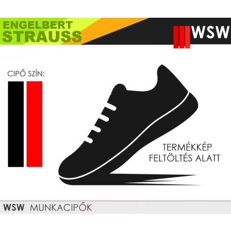 Engelbert Strauss KASTRA II S3 fekete-piros munkavédelmi cipő KÓD_93956