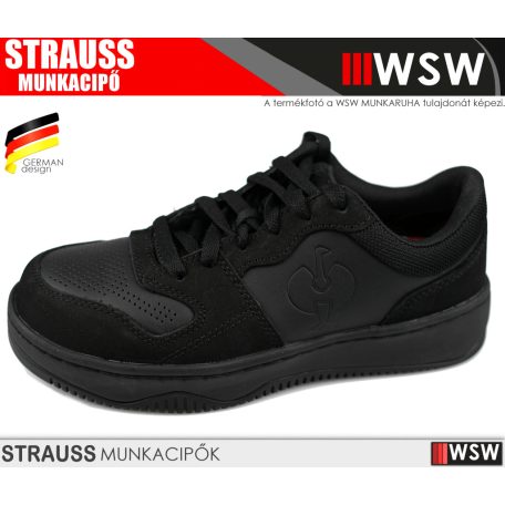 .Engelbert Strauss EINDHOVEN BLACK S1 technikai munkavédelmi bakancs - munkacipő
